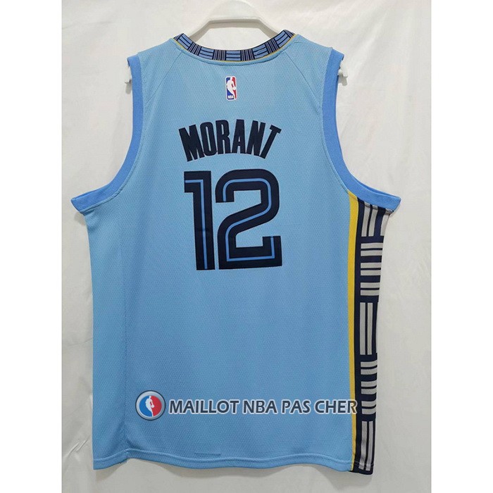 Maillot Memphis Grizzlies Ja Morant NO 12 Statement 2022-23 Bleu